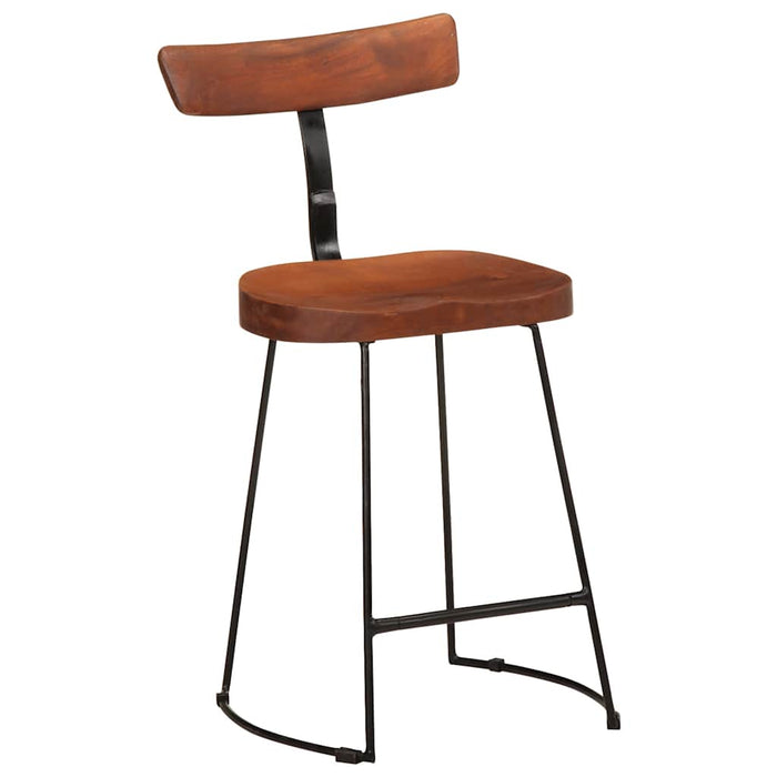 Bar Stools 2 pcs 49x43x79 cm Solid Wood Mango