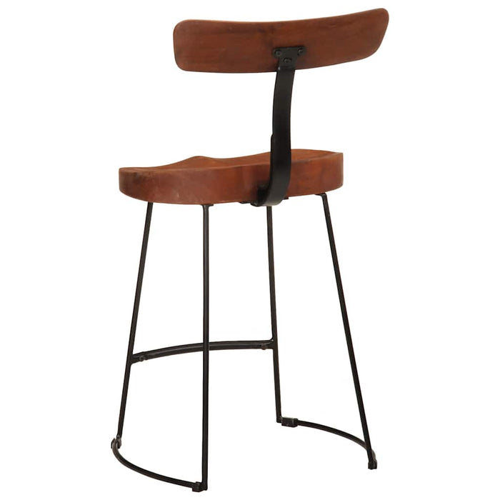 Bar Stools 2 pcs 49x43x79 cm Solid Wood Mango