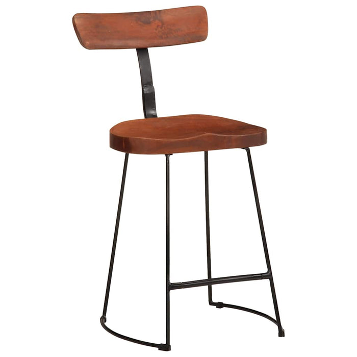 Bar Stools 2 pcs 49x43x79 cm Solid Wood Mango