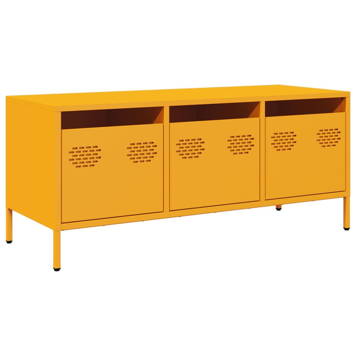 TV Cabinet Mustard Yellow 101.5x39x43.5 cm Cold-rolled Steel