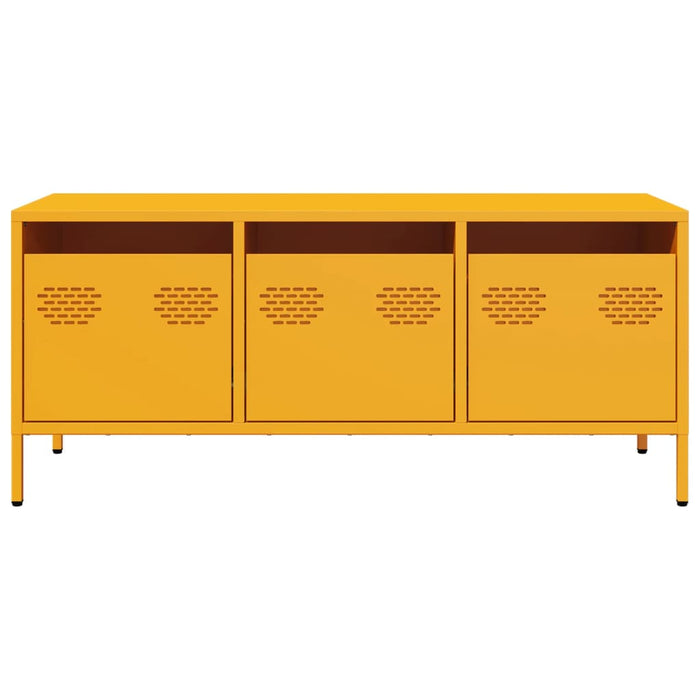 TV Cabinet Mustard Yellow 101.5x39x43.5 cm Cold-rolled Steel