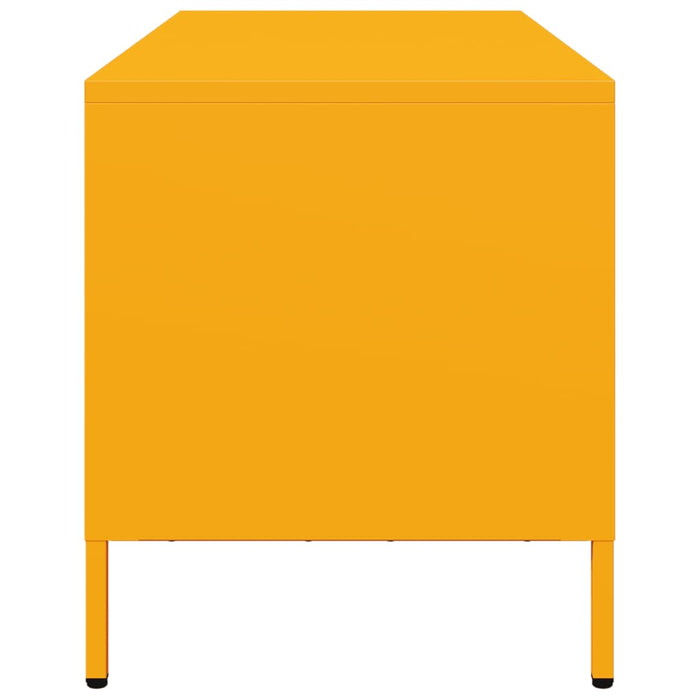 TV Cabinet Mustard Yellow 101.5x39x43.5 cm Cold-rolled Steel