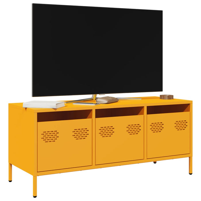 TV Cabinet Mustard Yellow 101.5x39x43.5 cm Cold-rolled Steel