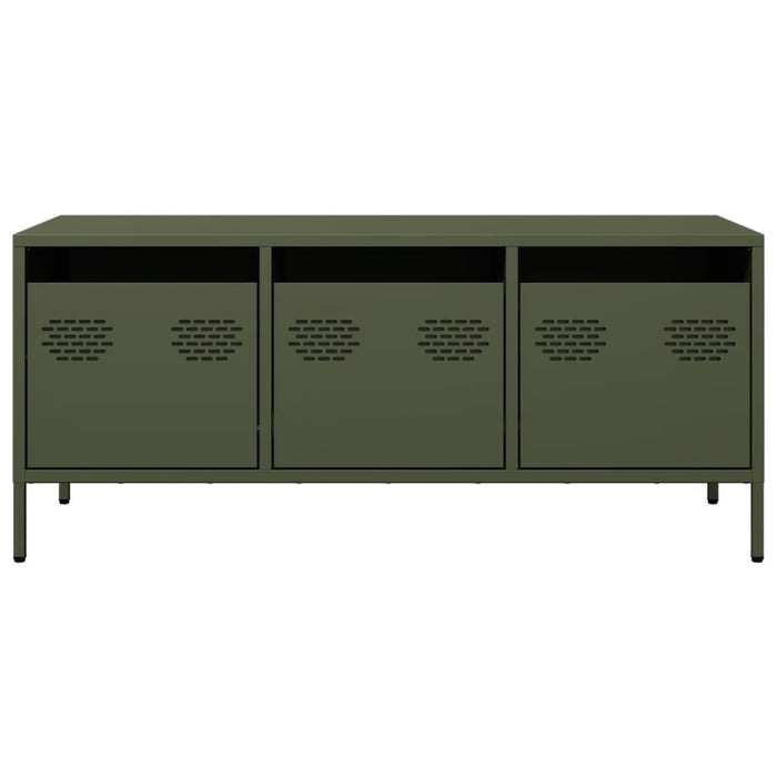 TV Cabinet Olive Green 101.5x39x43.5 cm Cold-rolled Steel