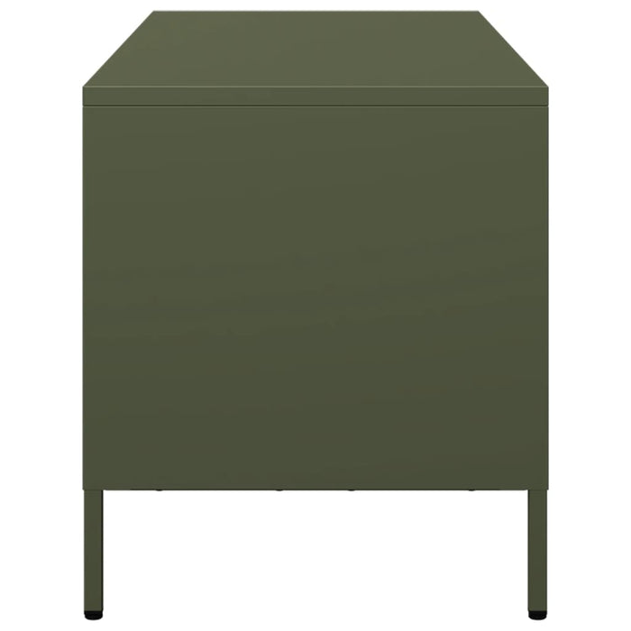 TV Cabinet Olive Green 101.5x39x43.5 cm Cold-rolled Steel