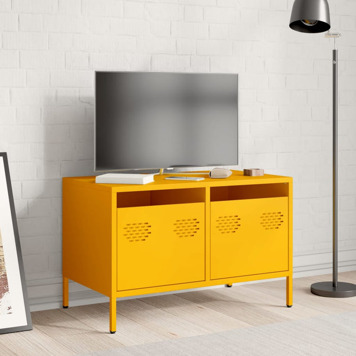 TV Cabinet Mustard Yellow 68x39x43.5 cm Cold-rolled Steel