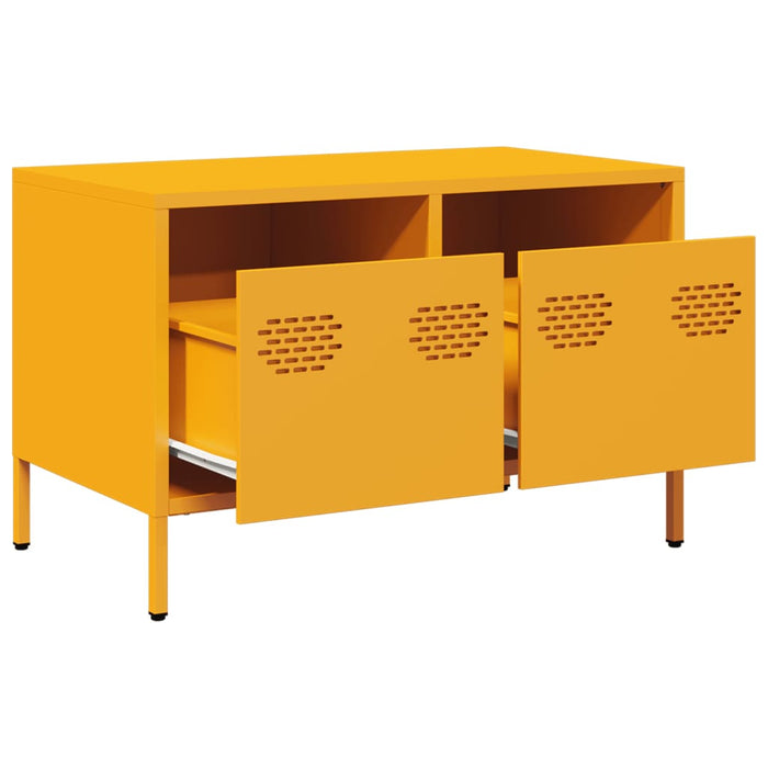 TV Cabinet Mustard Yellow 68x39x43.5 cm Cold-rolled Steel