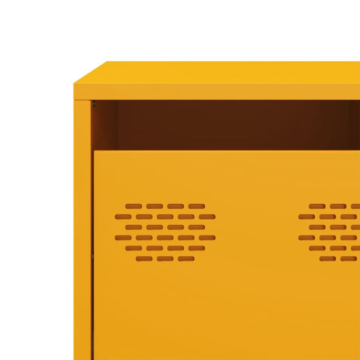 TV Cabinet Mustard Yellow 68x39x43.5 cm Cold-rolled Steel