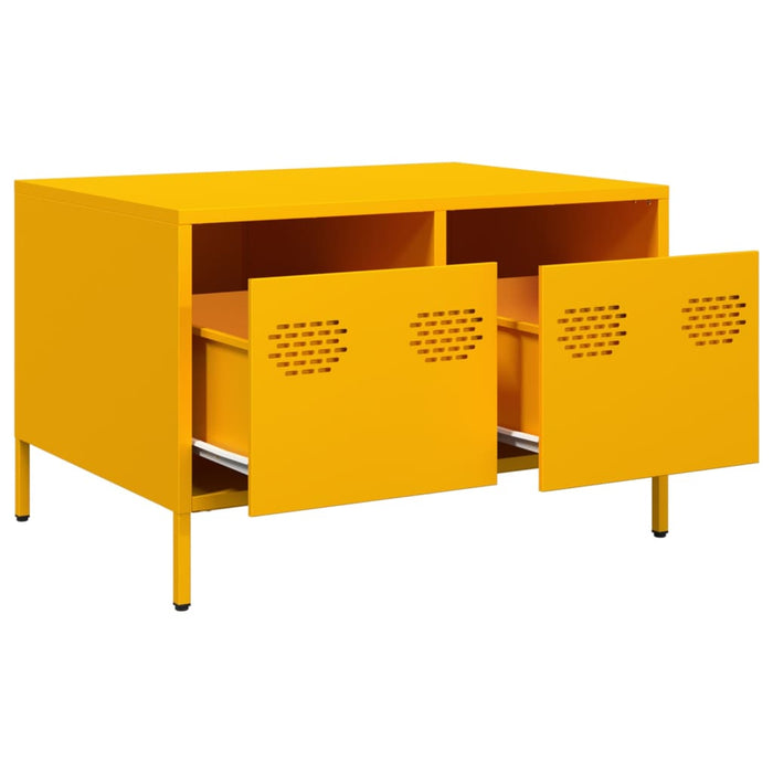 TV Cabinet Mustard Yellow 68x50x43.5 cm Cold-rolled Steel