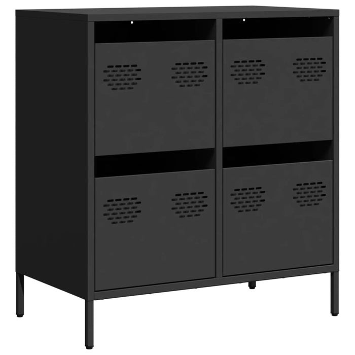 Sideboard Black 68x39x73.5 cm Cold-rolled Steel