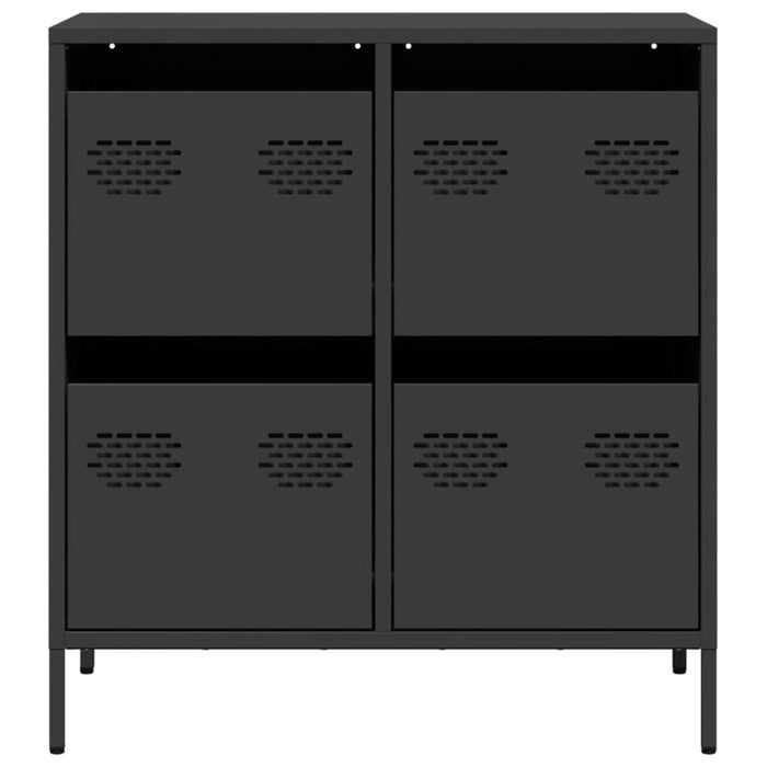 Sideboard Black 68x39x73.5 cm Cold-rolled Steel