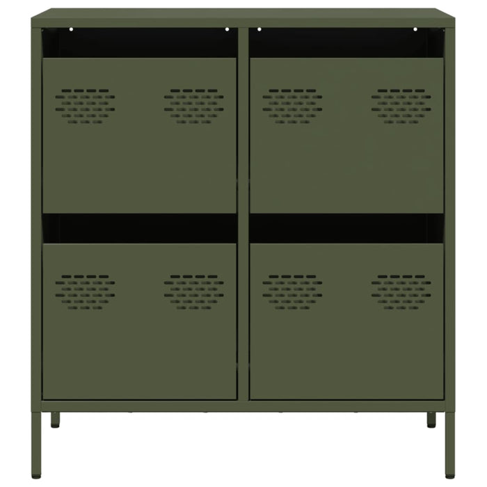 Sideboard Olive Green 68x39x73.5 cm Cold-rolled Steel