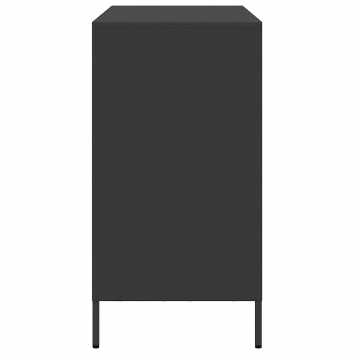 Sideboard Black 101.5x39x73.5 cm Cold-rolled Steel