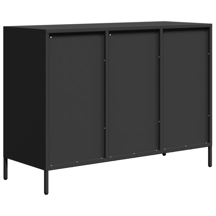 Sideboard Black 101.5x39x73.5 cm Cold-rolled Steel