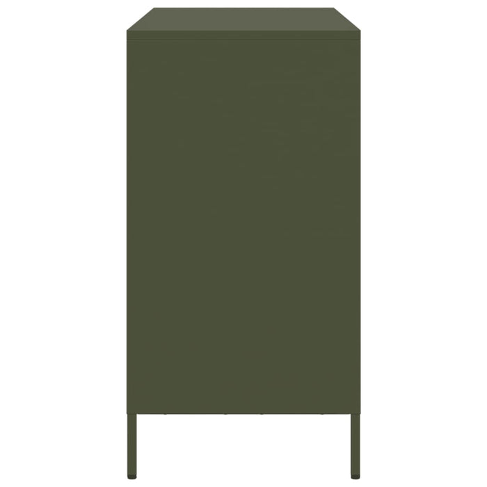 Sideboard Olive Green 101.5x39x73.5 cm Cold-rolled Steel