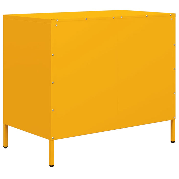 Бюфет Mustard Yellow 68x39x58.5 см Студеновалцована стомана