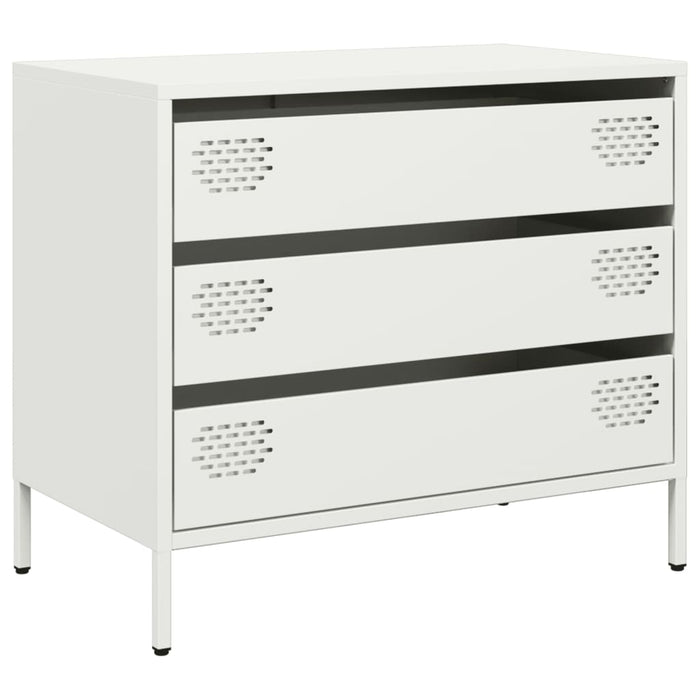 Sideboard White 68x39x58.5 cm Cold-rolled Steel