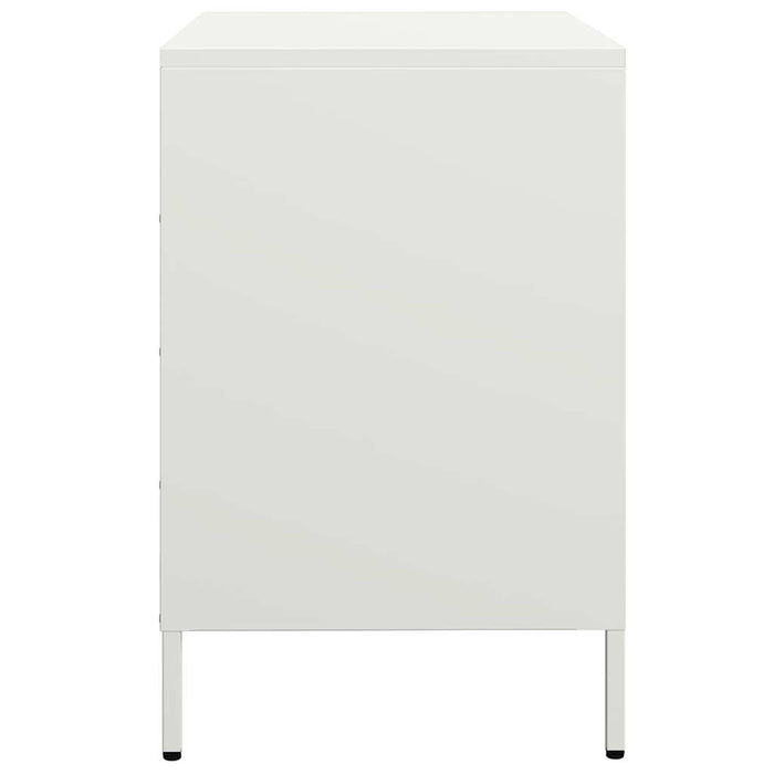 Sideboard White 68x39x58.5 cm Cold-rolled Steel