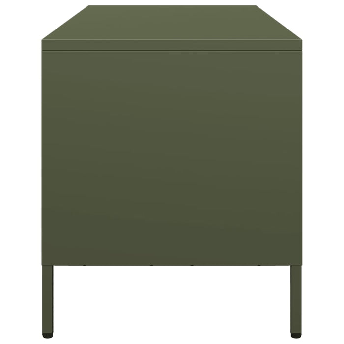 TV Cabinet Olive Green 101.5x39x43.5 cm Cold-rolled Steel