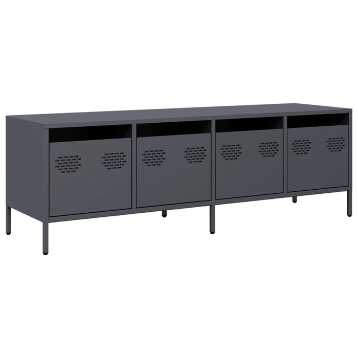 TV Cabinet Anthracite 135x39x43.5 cm Cold-rolled Steel