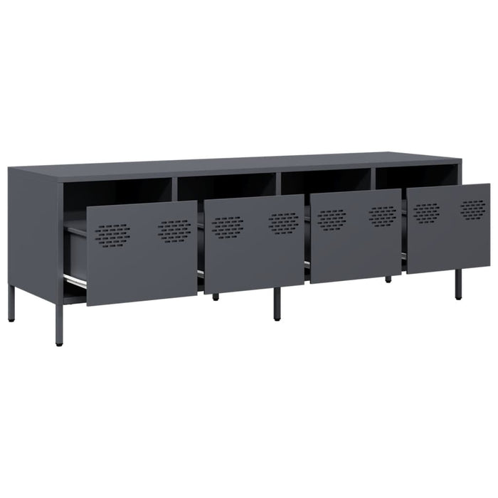 TV Cabinet Anthracite 135x39x43.5 cm Cold-rolled Steel