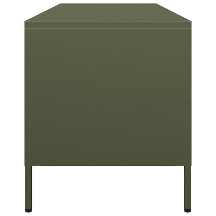 TV Cabinet Olive Green 135x39x43.5 cm Cold-rolled Steel