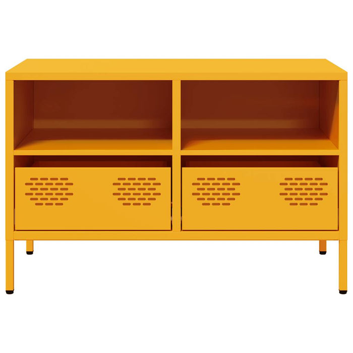 TV Cabinet Mustard Yellow 68x39x43.5 cm Cold-rolled Steel