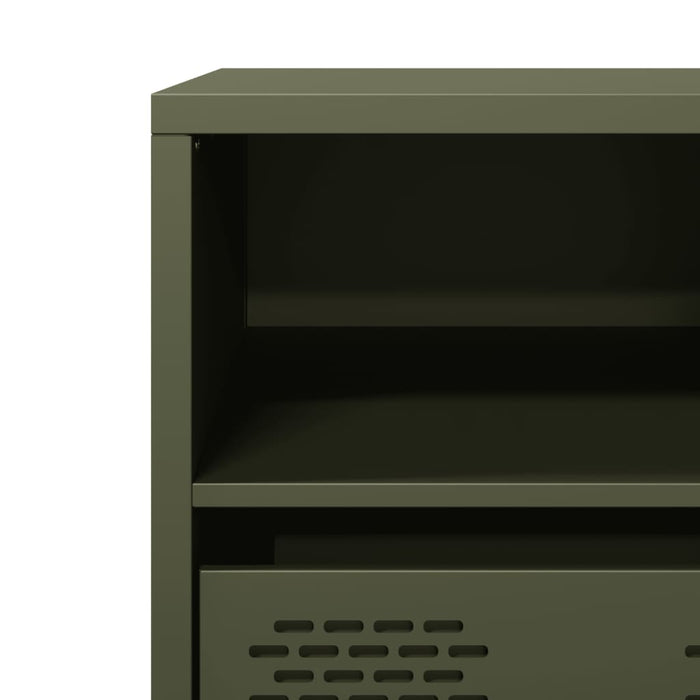 TV Cabinet Olive Green 68x39x43.5 cm Cold-rolled Steel