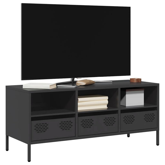 TV Cabinet Black 101.5x39x43.5 cm Cold-rolled Steel