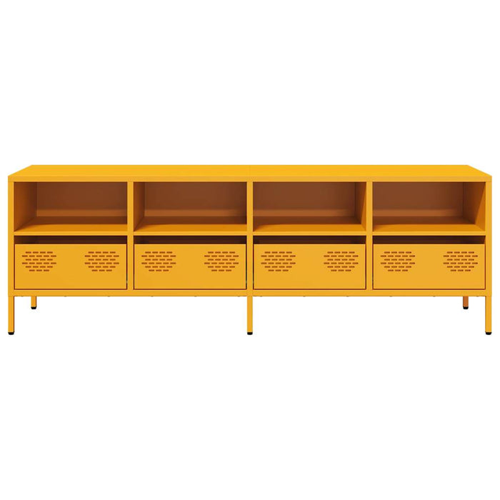 TV Cabinet Mustard Yellow 135x39x43.5 cm Cold-rolled Steel