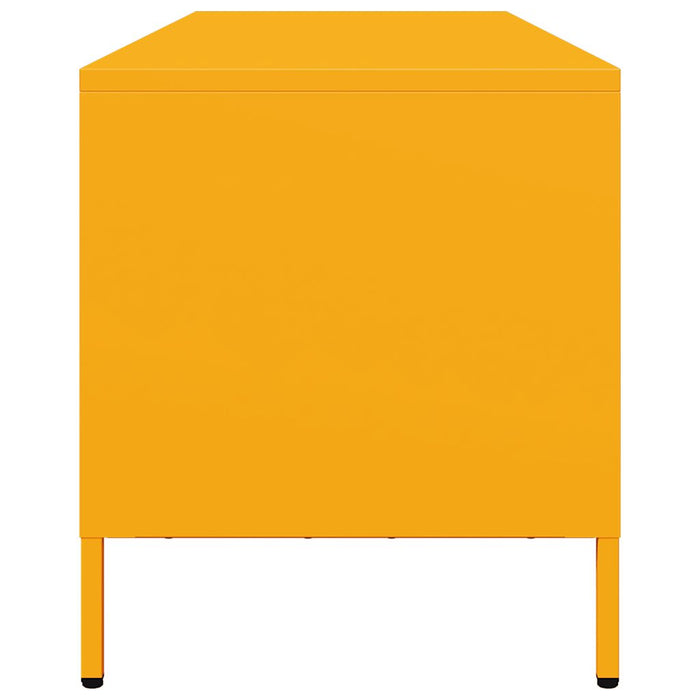 TV Cabinet Mustard Yellow 135x39x43.5 cm Cold-rolled Steel