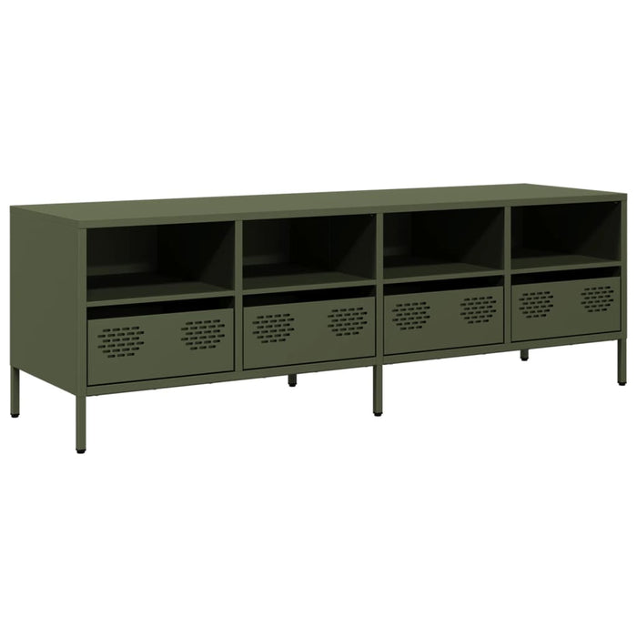 TV Cabinet Olive Green 135x39x43.5 cm Cold-rolled Steel