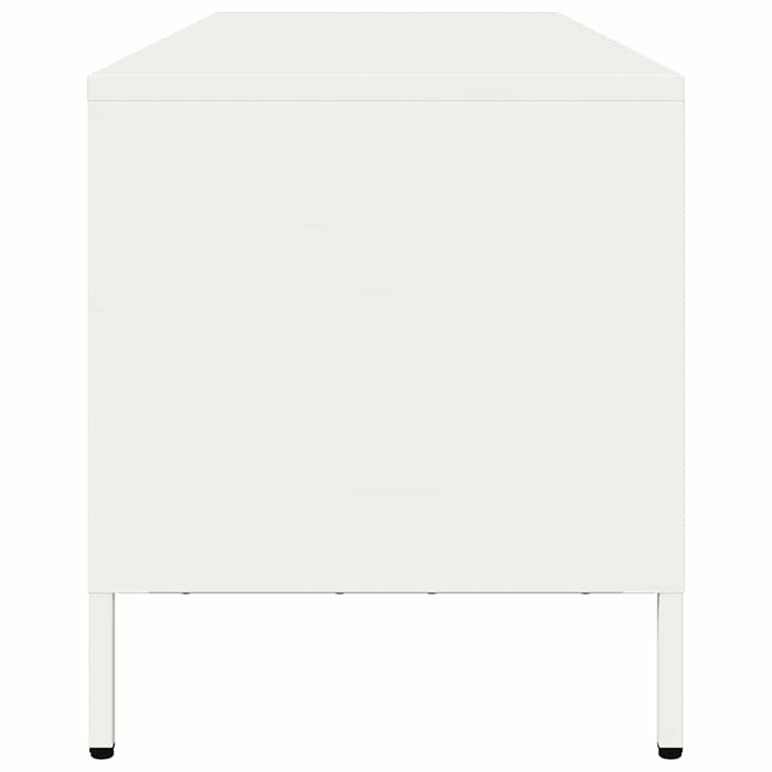 TV Cabinet White 135x39x43.5 cm Cold-rolled Steel