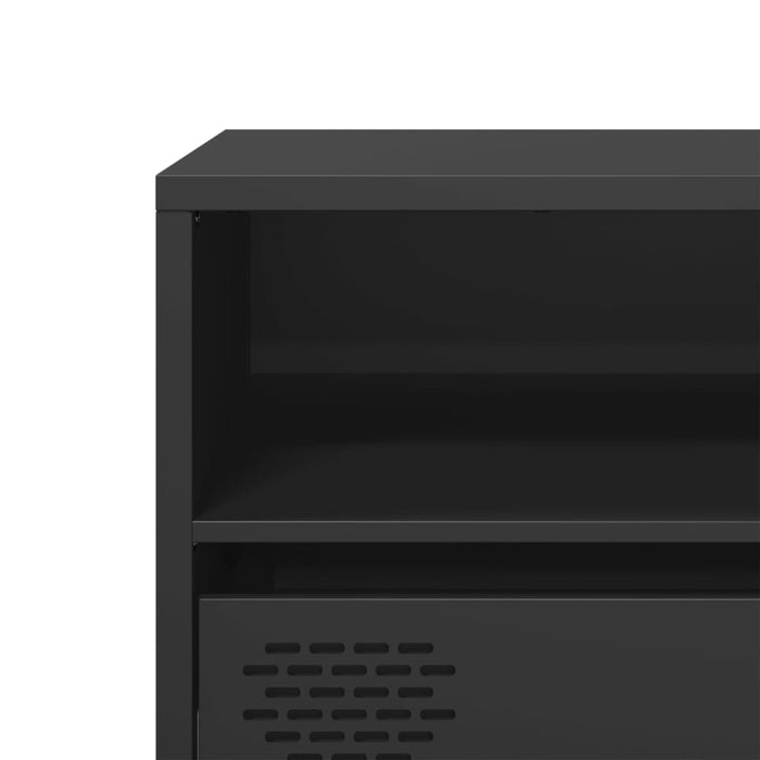 TV Cabinet Black 135x39x43.5 cm Cold-rolled Steel