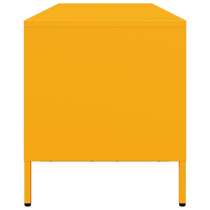 TV Cabinet Mustard Yellow 135x39x43.5 cm Cold-rolled Steel