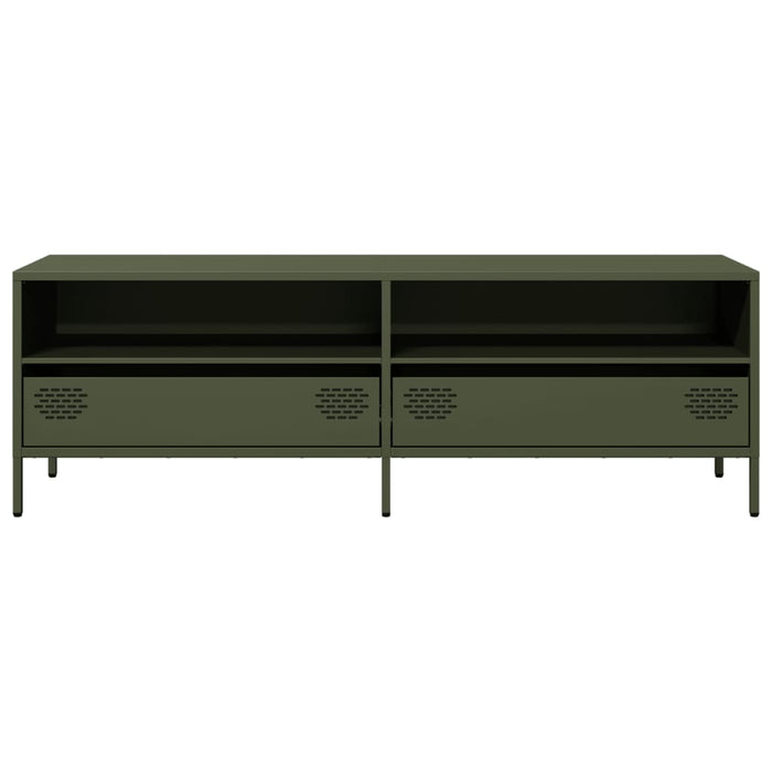 TV Cabinet Olive Green 135x39x43.5 cm Cold-rolled Steel