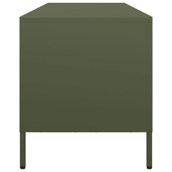 TV Cabinet Olive Green 135x39x43.5 cm Cold-rolled Steel