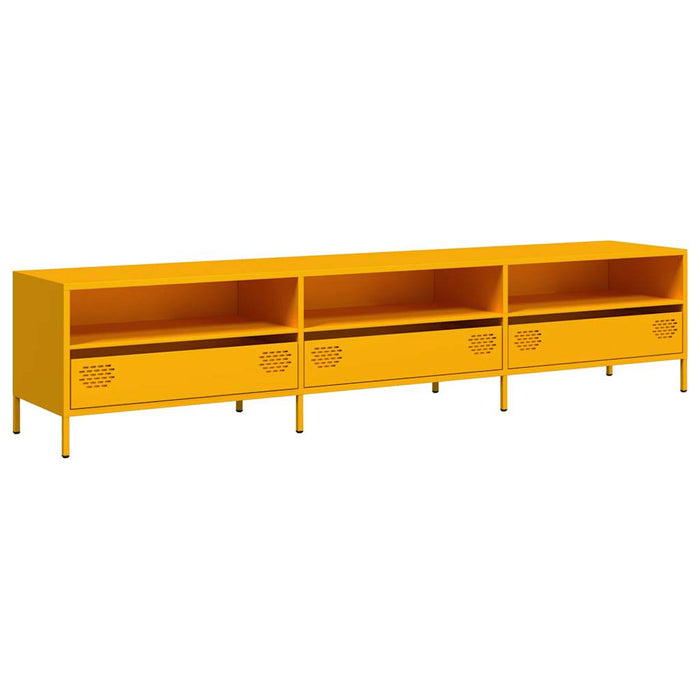 TV Cabinet Mustard Yellow 202x39x43.5 cm Cold-rolled Steel