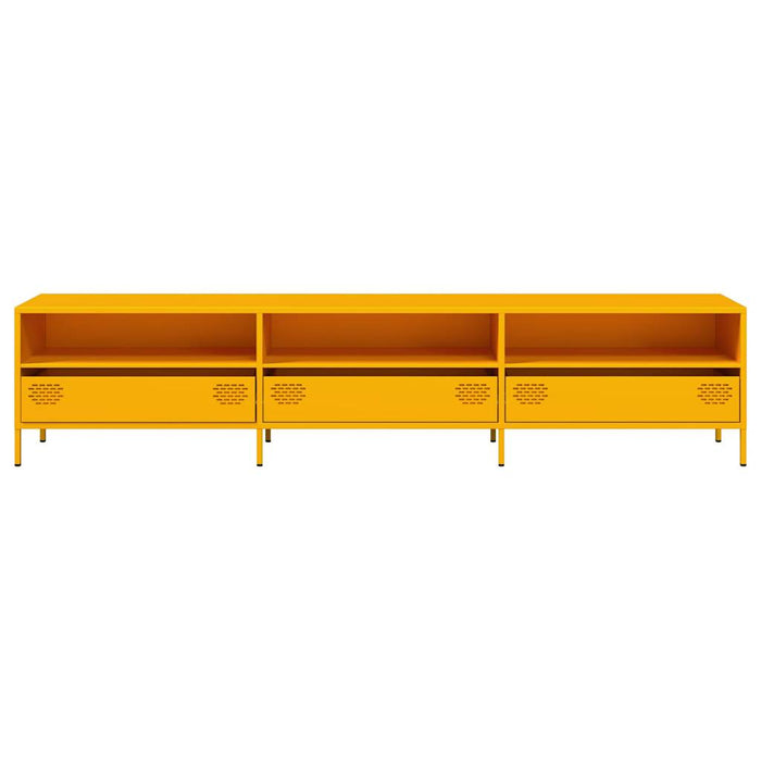 TV Cabinet Mustard Yellow 202x39x43.5 cm Cold-rolled Steel