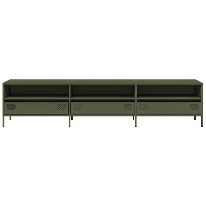 TV Cabinet Olive Green 202x39x43.5 cm Cold-rolled Steel