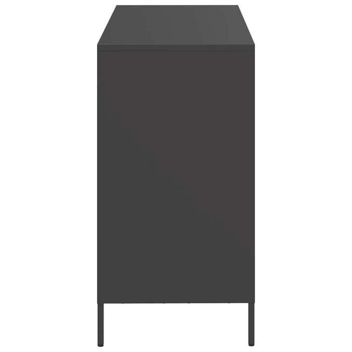 Sideboard Black 101.5x39x73.5 cm Cold-rolled Steel