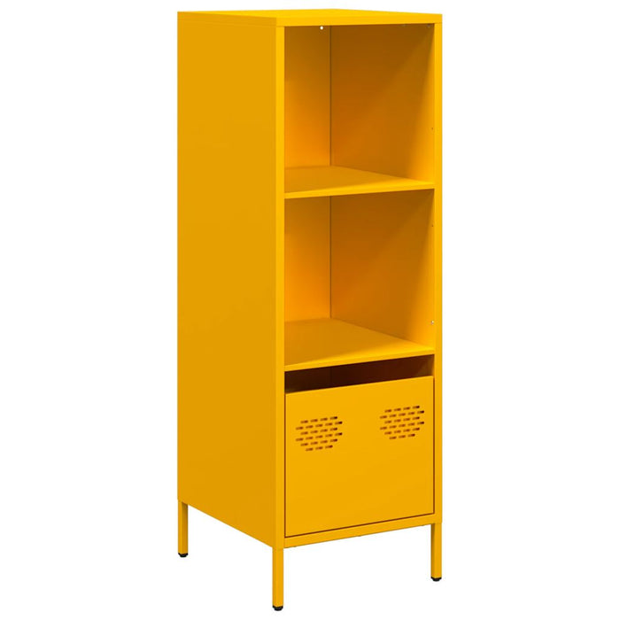 Highboard Mustard Yellow 35x39x103.5 cm Steel