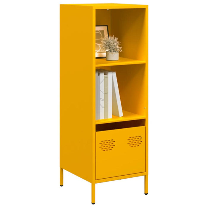 Highboard Mustard Yellow 35x39x103.5 cm Steel