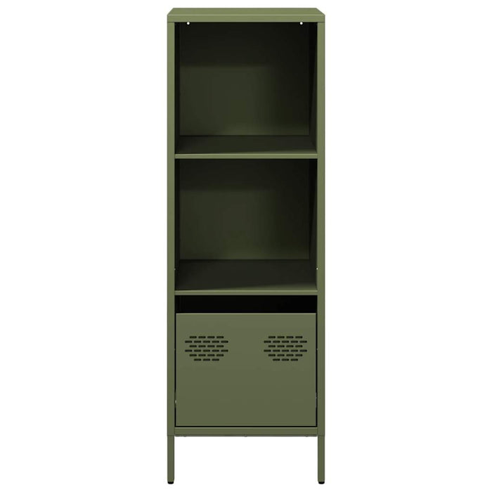 Highboard Olive Green 35x39x103.5 cm Steel