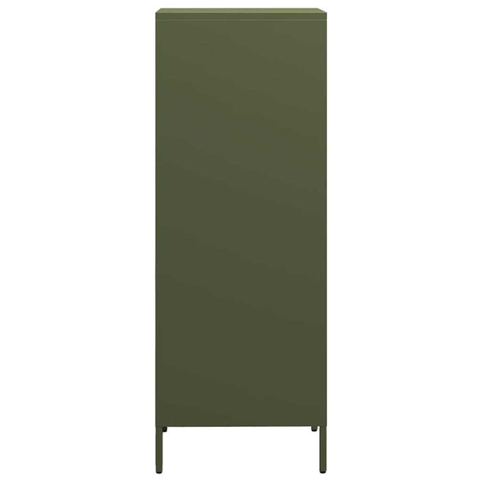 Highboard Olive Green 35x39x103.5 cm Steel