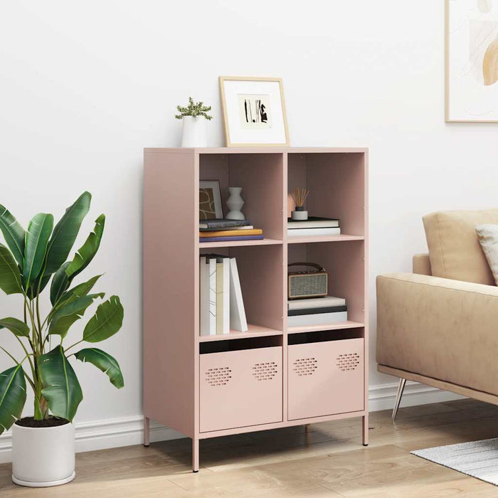 Highboard Pink 68x39x103.5 cm Steel