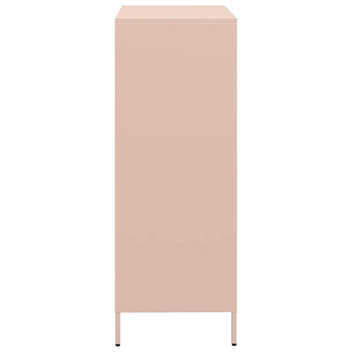 Highboard Pink 68x39x103.5 cm Steel