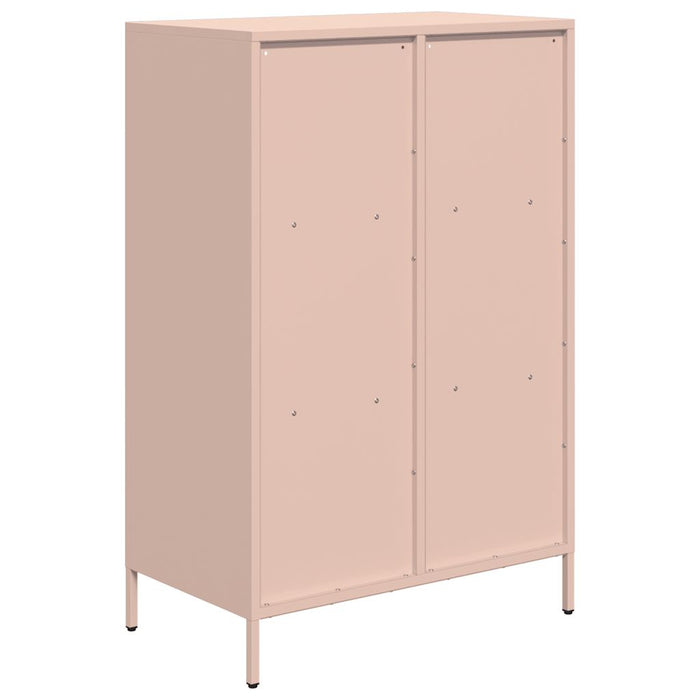 Highboard Pink 68x39x103.5 cm Steel