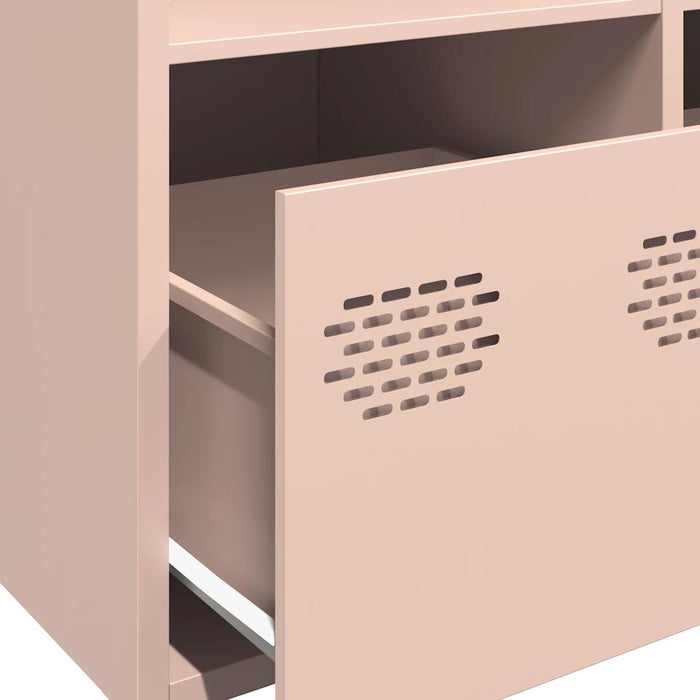 Highboard Pink 68x39x103.5 cm Steel