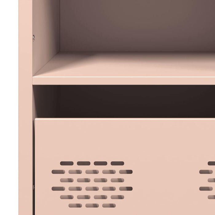 Highboard Pink 68x39x103.5 cm Steel